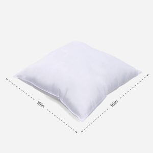 White Washable Pillow (16×16)