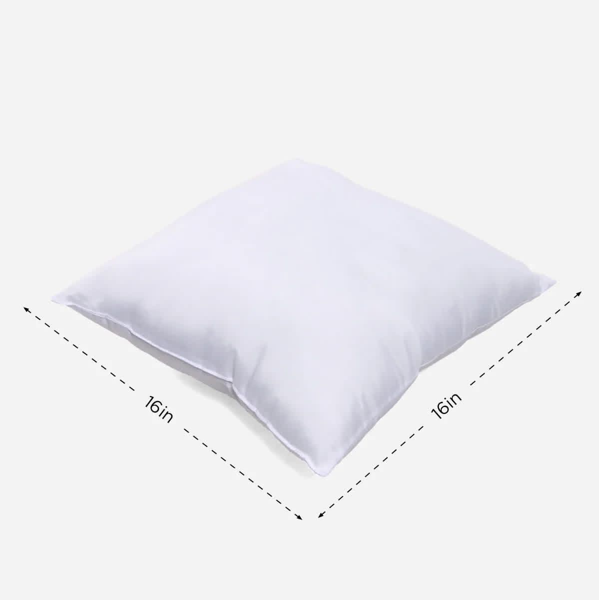 White Washable Pillow (16×16)